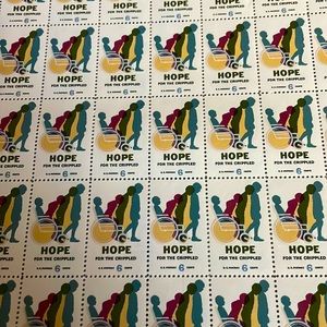 Hope for the cripple six cents stamps